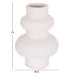 ΣΕΤ 3 ΕΠΙΤΡΑΠΕΖΙΑ ΔΙΑΚΟΣΜΗΤΙΚΑ ΒΑΖΑ LEKKAN ΗΜ21142.02 ΤΕΡΑΚΟΤΑ ΣΕ ΛΕΥΚΟ & ΜΑΥΡΟ - Image 3