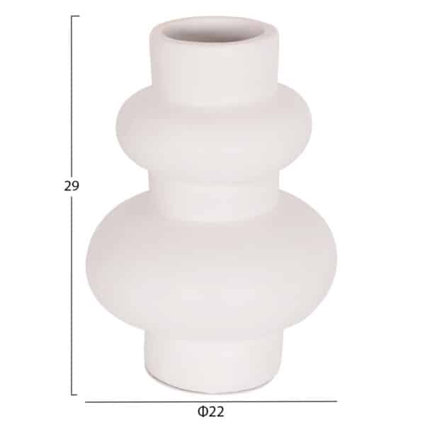 ΣΕΤ 3 ΕΠΙΤΡΑΠΕΖΙΑ ΔΙΑΚΟΣΜΗΤΙΚΑ ΒΑΖΑ LEKKAN ΗΜ21142.02 ΤΕΡΑΚΟΤΑ ΣΕ ΛΕΥΚΟ & ΜΑΥΡΟ - Image 3