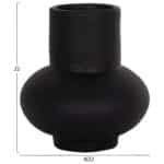 ΣΕΤ 3 ΕΠΙΤΡΑΠΕΖΙΑ ΔΙΑΚΟΣΜΗΤΙΚΑ ΒΑΖΑ LEKKAN ΗΜ21142.01 ΤΕΡΑΚΟΤΑ ΣΕ ΛΕΥΚΟ & ΜΑΥΡΟ - Image 4