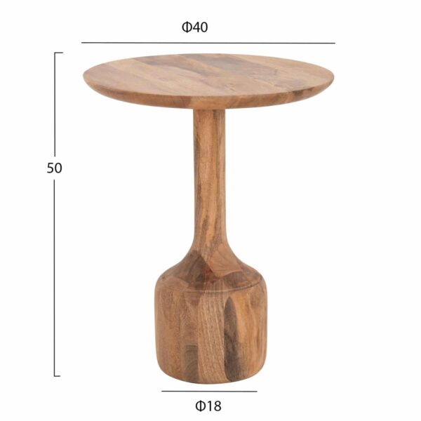 ΣΕΤ 3 ΣΤΡΟΓΓΥΛΑ ΤΡΑΠΕΖΑΚΙΑ ΣΑΛΟΝΙΟΥ GOBLET HM18348 ΞΥΛΟ ΑΚΑΚΙΑΣ Φ50x60Υεκ - Image 3