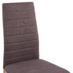 ΣΕΤ ΤΡΑΠΕΖΑΡΙΑΣ 5ΤΜΧ LADY HM11595 ΓΥΑΛΙ--ΜΕΤΑΛΛΟ--MDF ΣΕ SONAMA & ΚΑΦΕ ΥΦΑΣΜΑ - Image 6