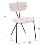 ΣΕΤ ΤΡΑΠΕΖΑΡΙΑΣ 5ΤΜΧ RAVEN HM21067.01 ΚΕΡΑΜΙΚΟ TOP ΛΕΥΚΟ ΜΑΡΜΑΡΟ--ΜΕΤΑΛΛΟ - Image 3