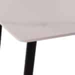 ΣΕΤ ΤΡΑΠΕΖΑΡΙΑΣ 5ΤΜΧ RAVEN HM21068.01 ΚΕΡΑΜΙΚΟ TOP ΛΕΥΚΟ ΜΑΡΜΑΡΟ--ΜΠΕΖ ΥΦΑΣΜΑ - Image 4