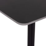 ΣΕΤ ΤΡΑΠΕΖΑΡΙΑΣ 5ΤΜΧ RAVEN HM21068.02 ΚΕΡΑΜΙΚΟ TOP ΜΑΥΡΟ ΜΑΡΜΑΡΟ--ΓΚΡΙ ΥΦΑΣΜΑ - Image 4