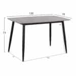 ΣΕΤ ΤΡΑΠΕΖΑΡΙΑΣ 5ΤΜΧ RAVEN HM21224.03 ΚΕΡΑΜΙΚΟ TOP ΓΚΡΙ ΜΑΡΜΑΡΟ--ΒΕΛΟΥΔΟ ΓΚΡΙ - Image 2