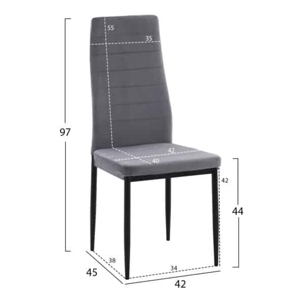 ΣΕΤ ΤΡΑΠΕΖΑΡΙΑΣ 5ΤΜΧ RAVEN HM21224.03 ΚΕΡΑΜΙΚΟ TOP ΓΚΡΙ ΜΑΡΜΑΡΟ--ΒΕΛΟΥΔΟ ΓΚΡΙ - Image 3