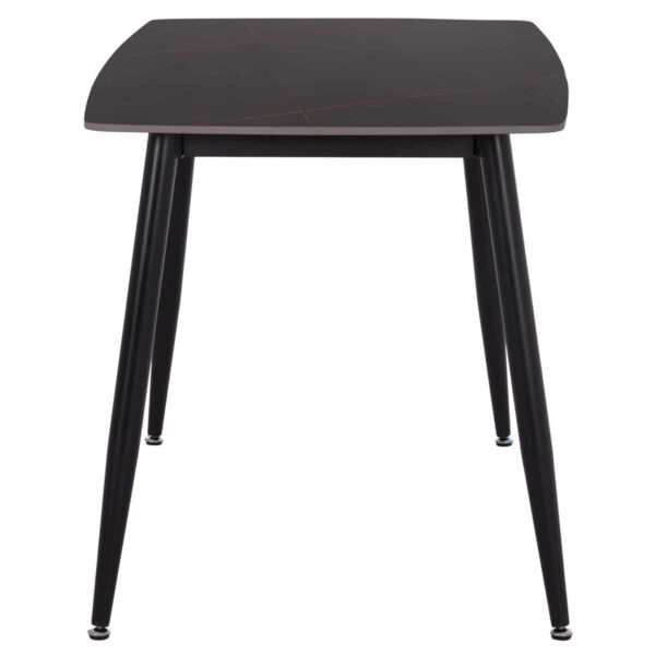 ΣΕΤ ΤΡΑΠΕΖΑΡΙΑΣ 5ΤΜΧ RAVEN HM21264.02 ΚΕΡΑΜΙΚΟ TOP ΜΑΥΡΟ ΜΑΡΜΑΡΟ--ΒΕΛΟΥΔΟ ΣΑΠΙΟ ΜΗΛΟ - Image 4