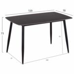 ΣΕΤ ΤΡΑΠΕΖΑΡΙΑΣ 5ΤΜΧ RAVEN HM21265.02 ΚΕΡΑΜΙΚΟ TOP ΜΑΥΡΟ ΜΑΡΜΑΡΟ--ΒΕΛΟΥΔΟ ΚΥΠΑΡΙΣΣΙ - Image 2