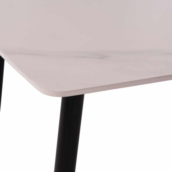 ΣΕΤ ΤΡΑΠΕΖΑΡΙΑΣ 5ΤΜΧ RAVEN HM21266.01 ΚΕΡΑΜΙΚΟ TOP ΛΕΥΚΟ ΜΑΡΜΑΡΟ--ΚΡΕΜ PU - Image 5