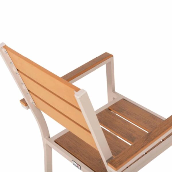 ΣΕΤ ΤΡΑΠΕΖΑΡΙΑΣ ΕΞ. ΧΩΡΟΥ 5ΤΜΧ MORIL HM21161 ΑΛΟΥΜΙΝΙΟ ΣΕ ΣΑΜΠΑΝΙ & POLYWOOD - Image 6