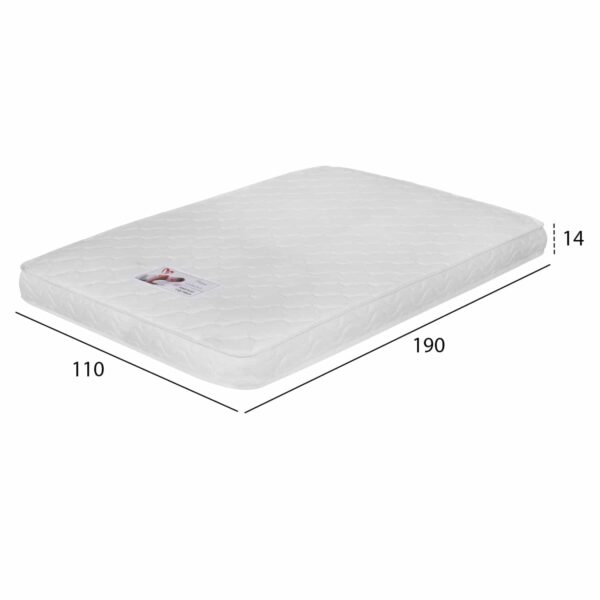 ΣΤΡΩΜΑ ΑΦΡΟΥ ΧΩΡΙΣ ΕΛΑΤΗΡΙΑ JORDY 110X190x15Y-- HM374.02  (ROLL PACKING) ΛΕΥΚΟ - Image 3