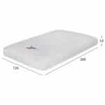 ΣΤΡΩΜΑ ΑΦΡΟΥ ΧΩΡΙΣ ΕΛΑΤΗΡΙΑ JORDY 120X200x15Y-- HM374.08  (ROLL PACKING) ΛΕΥΚΟ - Image 2