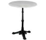 EKO Τραπέζι Παραδοσιακή Κολώνα Μαντέμι, Μάρμαρο Φ60 H.74cm - Image 7