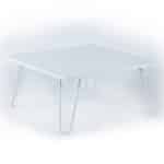 ΤΡΑΠΕΖΙ ΣΑΛΟΝΙΟΥ SILLIA HM9180.02 ΛΕΥΚΟ 60x60x29Y εκ. - Image 3