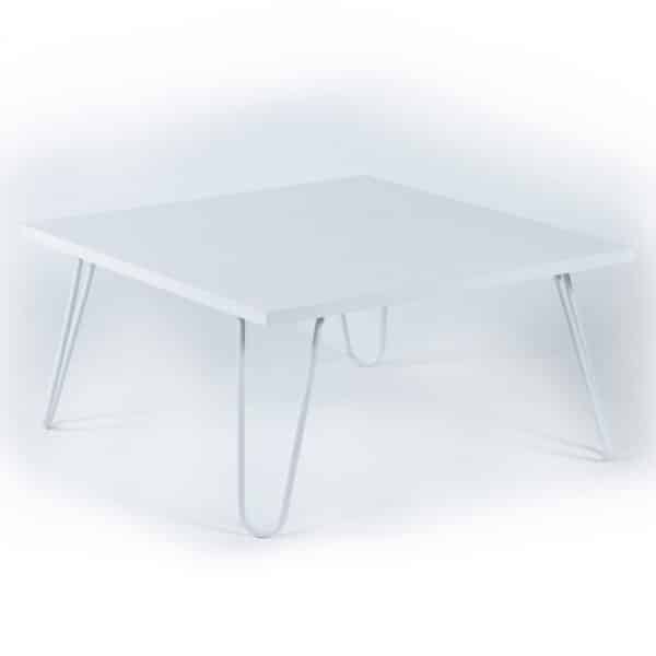 ΤΡΑΠΕΖΙ ΣΑΛΟΝΙΟΥ SILLIA HM9180.02 ΛΕΥΚΟ 60x60x29Y εκ. - Image 3