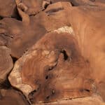 ΤΡΑΠΕΖΙ ΣΑΛΟΝΙΟΥ PIEN HM9354 ΑΠΟ ΜΑΣΙΦ ΞΥΛΟ ΤEAK ΦΥΣΙΚΟ 80X80X48Yεκ. - Image 5