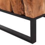 ΤΡΑΠΕΖΙ ΣΑΛΟΝΙΟΥ PIEN HM9354 ΑΠΟ ΜΑΣΙΦ ΞΥΛΟ ΤEAK ΦΥΣΙΚΟ 80X80X48Yεκ. - Image 6