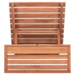 ΞΑΠΛΩΣΤΡΑ ΧΩΡΙΣ ΜΑΞΙΛΑΡΙΑ ZIZEL HM6161 ΞΥΛΟ ΤΕΑΚ ΣΕ ΦΥΣΙΚΟ 200x71x30Υεκ. - Image 6