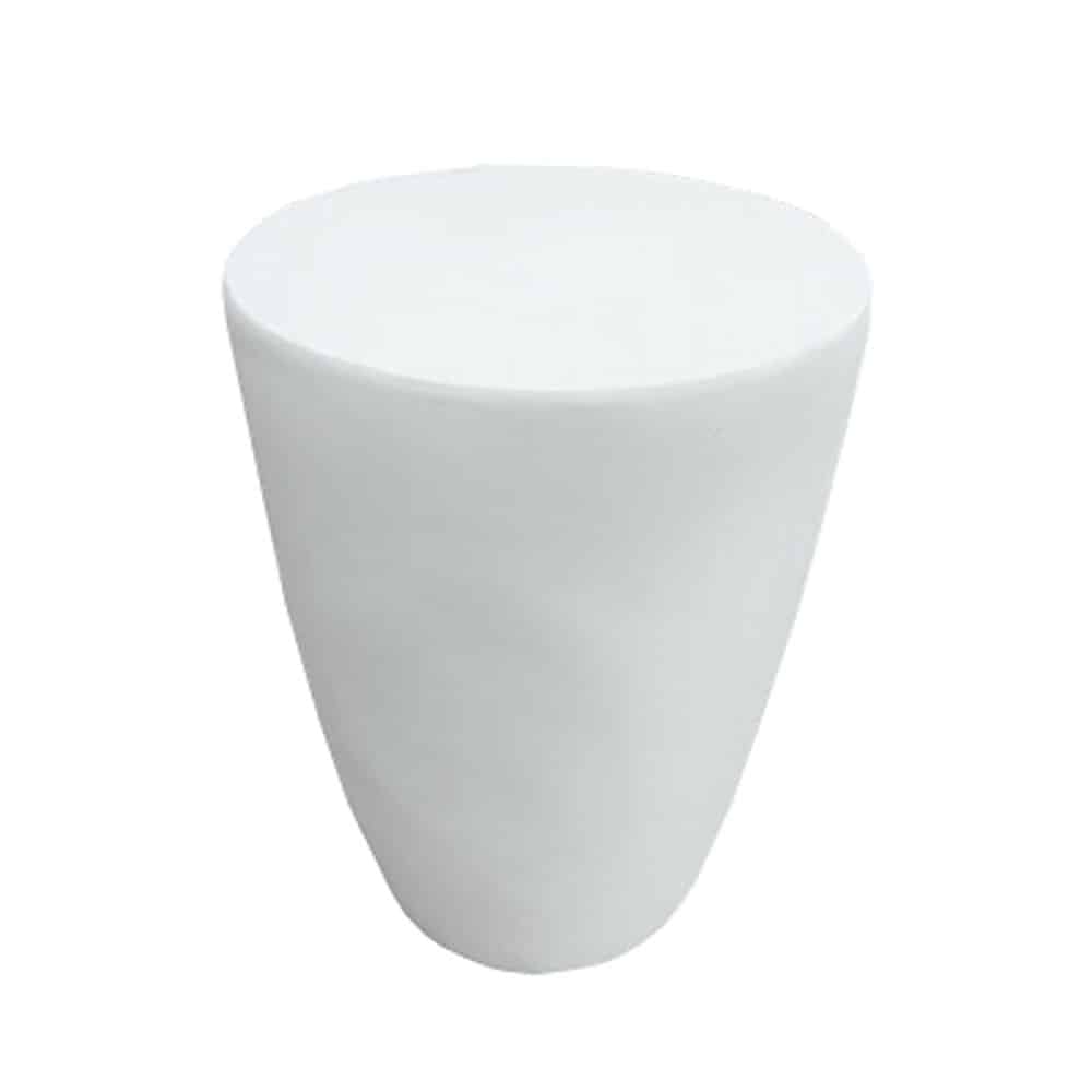 04-1288-DwPnM-first-_1 LITHOS CONIC SIDE TABLE ΛΕΥΚΟ 36x36x46.5cm 04-1288 - Image 1