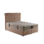 CACHEMIRE ΣΤΡΩΜΑ 160x200cm BEIGE 200x160x32 09-0976 - Image 5