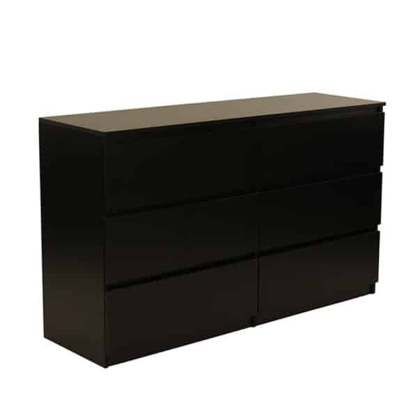 SONO MAGIC ΣΥΡΤΑΡΙΕΡΑ 6ΣΥΡΤΑΡΙΑ ΜΑΥΡΟ OAK 153x46x91 09-1056 - Image 3