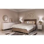 ZIZEL ΣΥΡΤΑΡΙΕΡΑ 3ΣΥΡΤΑΡΙΑ ΛΕΥΚΟ ΜΕ PATTERN ΧΡΥΣΟ 80x40x79 09-1470 - Image 2