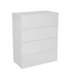 MEZZA LUNA ΣΥΡΤΑΡΙΕΡΑ 4ΣΥΡΤΑΡΙΑ ΛΕΥΚΟ 85x45x107 09-1963