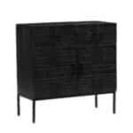 AZTEC ΚΟΜΟΤΑ 2ΠΟΡΤΕΣ 2ΣΥΡΤΑΡΙΑ ΜΑΥΡΟ 90x40x90 09-2093