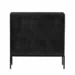 AZTEC ΚΟΜΟΤΑ 2ΠΟΡΤΕΣ 2ΣΥΡΤΑΡΙΑ ΜΑΥΡΟ 90x40x90 09-2093 - Image 3