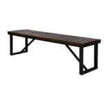 MAIANDROS ΠΑΓΚΑΚΙ ΚΑΦΕ ΣΚΟΥΡΟ 170x45x45 16-0713 - Image 3