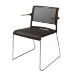 GUEST ΚΑΡΕΚΛΑ ΜΑΥΡΟ 59x60x77.5 25-0317