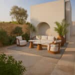 TORRE ΣΑΛΟΝΙ SET 1+2+2 TERRACOTTA 49-0007