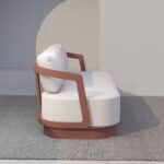 TORRE ΣΑΛΟΝΙ SET 1+2+2 TERRACOTTA 49-0007 - Image 3