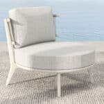 LA LUNA ΠΟΛΥΘΡΟΝΑ OFF WHITE 80x87x68cm 51-0002