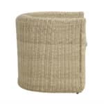 NADINE ΠΟΛΥΘΡΟΝΑ ΜΕ ΜΠΡΑΤΣΟ ΛΕΥΚΟ 69x72x72cm 51-0006 - Image 4