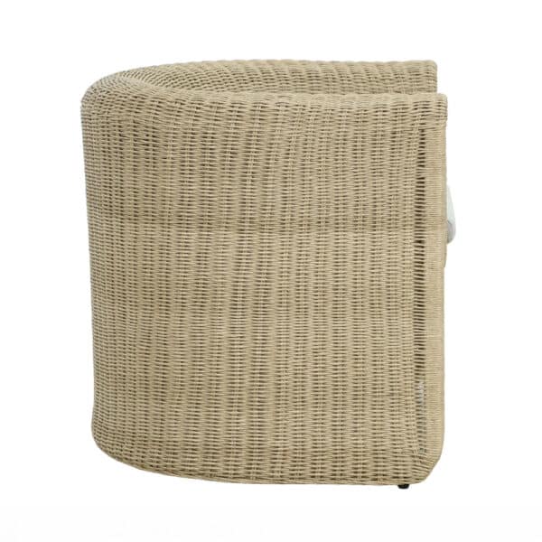 NADINE ΠΟΛΥΘΡΟΝΑ ΜΕ ΜΠΡΑΤΣΟ ΛΕΥΚΟ 69x72x72cm 51-0006 - Image 4