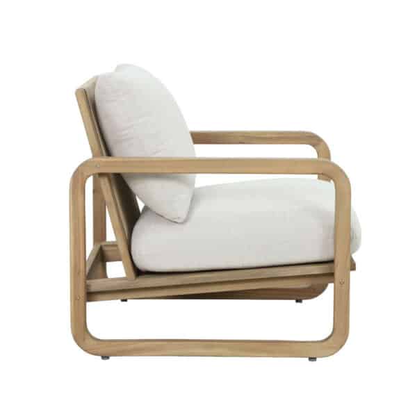 TEMPO ΠΟΛΥΘΡΟΝΑ ΜΕ ΜΠΡΑΤΣΟ ΜΠΕΖ 86.2x76x80.2cm 51-0007 - Image 2