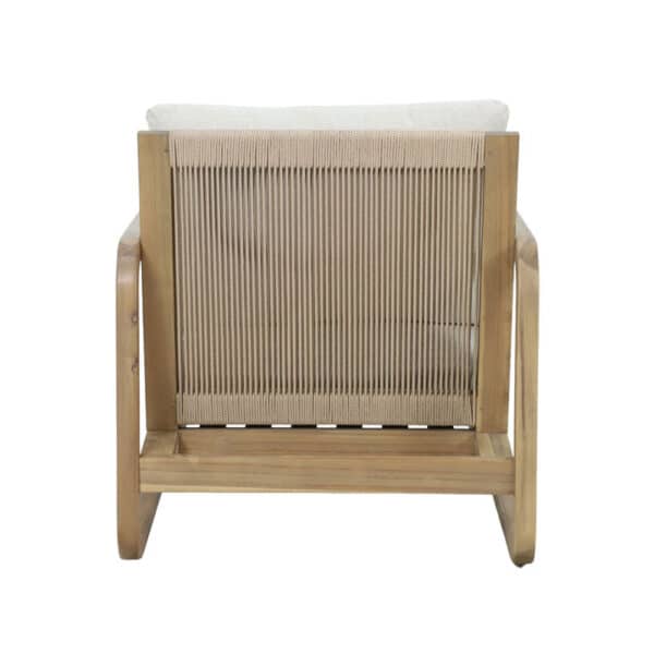 TEMPO ΠΟΛΥΘΡΟΝΑ ΜΕ ΜΠΡΑΤΣΟ ΜΠΕΖ 86.2x76x80.2cm 51-0007 - Image 3