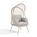 SUN ΠΟΛΥΘΡΟΝΑ BEIGE 75x69x135.5cm 51-0020