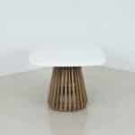 SIRACUSA ΤΡΑΠΕΖΙ ΛΕΥΚΟ 220x110x79cm 52-0001 - Image 2