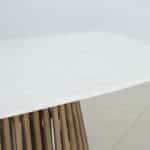 SIRACUSA ΤΡΑΠΕΖΙ ΛΕΥΚΟ 220x110x79cm 52-0001 - Image 4