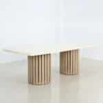 PORTO ΤΡΑΠΕΖΙ ΛΕΥΚΟ 240x110x80cm 52-0002 - Image 2