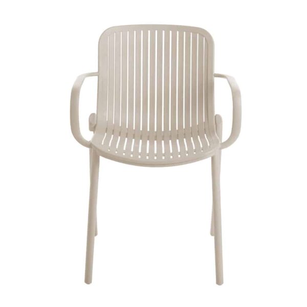 BRIO ΚΑΡΕΚΛΑ OFF WHITE 58x56.5x82cm 53-0004 - Image 2