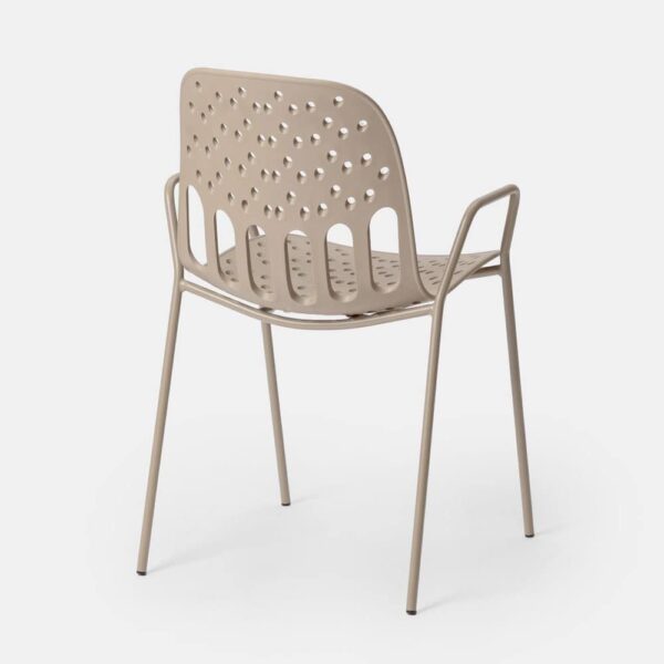 LIDO ΚΑΡΕΚΛΑ BEIGE 57x55.5x80cm 53-0013 - Image 4