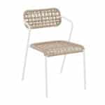 BEE ΚΑΡΕΚΛΑ ΛΕΥΚΟ ΦΥΣΙΚΟ 62x56x82cm 53-0021