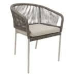 TONDO ΚΑΡΕΚΛΑ LATTE OFF WHITE 62x57x80cm 53-0042