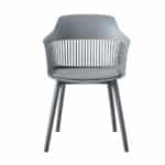 ARPA ΚΑΡΕΚΛΑ ΓΚΡΙ ΑΝΟΙΧΤΟ 58x54.4x77cm 53-0056 - Image 2