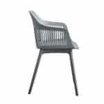 ARPA ΚΑΡΕΚΛΑ ΓΚΡΙ ΑΝΟΙΧΤΟ 58x54.4x77cm 53-0056 - Image 3