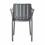 PORTO ΚΑΡΕΚΛΑ ΓΚΡΙ ΑΝΟΙΧΤΟ 57x54.5x80cm 53-0064 - Image 5