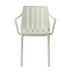PORTO ΚΑΡΕΚΛΑ OFF WHITE 57x54.5x80cm 53-0065 - Image 2